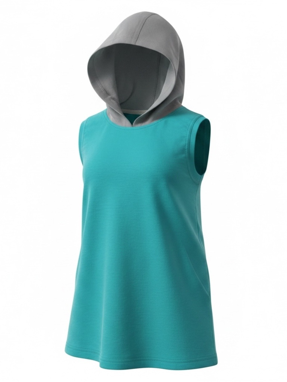 ⭐️ Peekaboo Beans - PK - NWT - Teal Sleeveless Hoodie